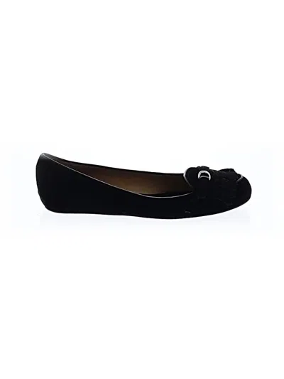 Pre-owned Lanvin Flats In Black