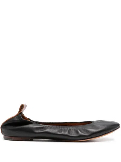 LANVIN LANVIN LEATHER BALLET FLATS