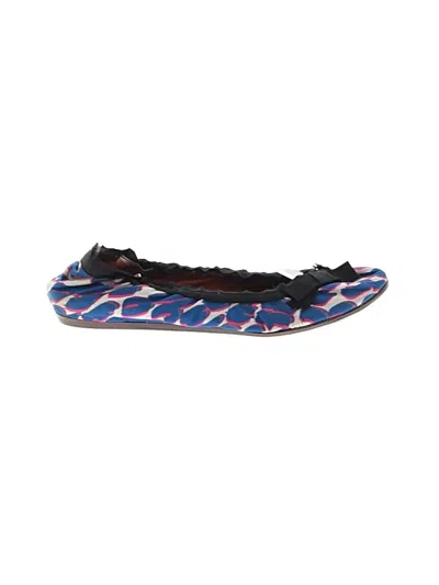Pre-owned Lanvin Flats In Blue