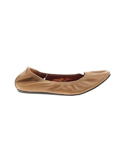 Pre-owned Lanvin Flats In Brown