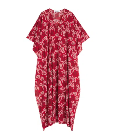 LANVIN FLORAL-PRINT KAFTAN