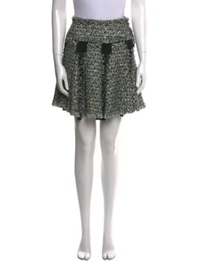 Pre-owned Lanvin Floral Print Knee-length Skirt