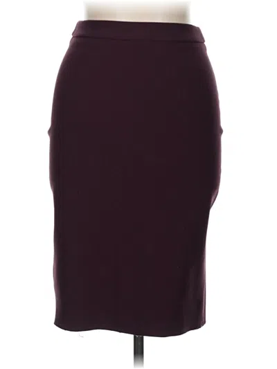 Pre-owned Lanvin Formal Skirt In Burgundy