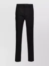 Lanvin Formal Trousers With Belt Loops And Pockets In Black