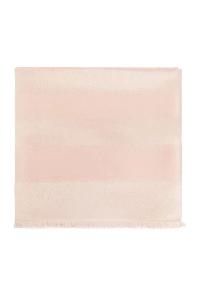 Lanvin Frayed Edge Scarf In Pink
