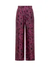 Lanvin Fuchsia Fur Pants In Fuchsia