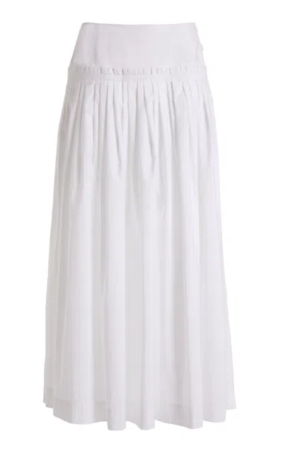 Lanvin Gathered Midi Skirt