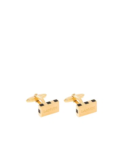 Lanvin Geometric Cuffs In Nude