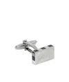 Lanvin Geometric Detail Cufflinks In Gray