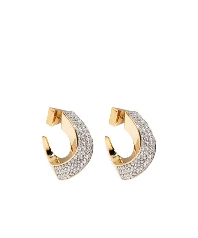 Lanvin Geometric Earrings In Gold