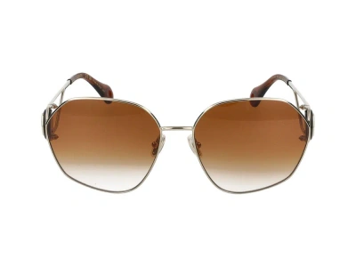 Lanvin Geometric Frame Sunglasses In Multi