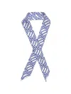 Lanvin Geometric Pattern Scarf In Blue