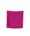 Lanvin Geometric Pattern Lightweight Rectangular Scarf In Pink