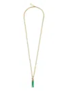 Lanvin Geometric Pendant Necklace In Gold