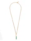 Lanvin Geometric-pendant Necklace In Gold