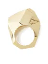 Lanvin Geometric Ring In Gold