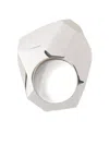 Lanvin Geometric Ring In Metallic