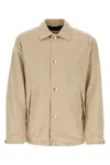 Lanvin Cappuccino Polyester Windbreaker In Beige