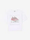 Lanvin Girls Curb Trainers T-shirt In White