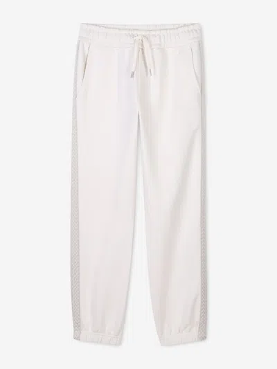 Lanvin Babies' Girls Logo Joggers In White