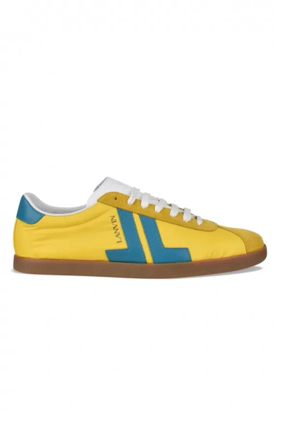 Lanvin Glen Sneakers In Yellow