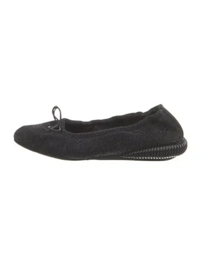Pre-owned Lanvin Glitter Accents Ballet Flats In Multi