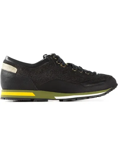 Lanvin Glitter Sneakers In Black
