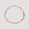 Lanvin Cylindrical Sequence Chain Necklace In Golden