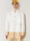 Lanvin Gradient-effect Drop-shoulder Shirt In White