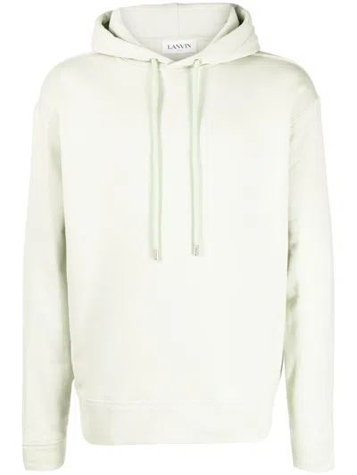 LANVIN GRAPHIC-PRINT COTTON HOODIE