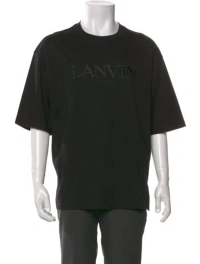 Pre-owned Lanvin Graphic Print Crew Neck T-shirt In Multi