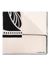 Lanvin Graphic-print Silk Scarf In White