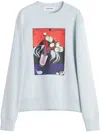 Lanvin Graphic-print Sweatshirt In Blue