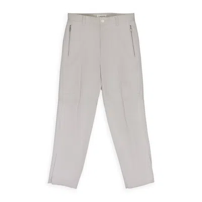Lanvin Gray Biker Trousers