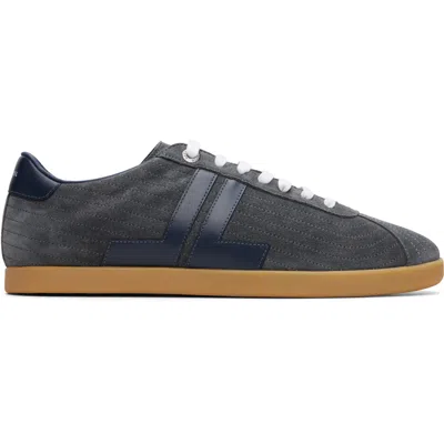 Lanvin Gray Glen Full Leather Sneakers