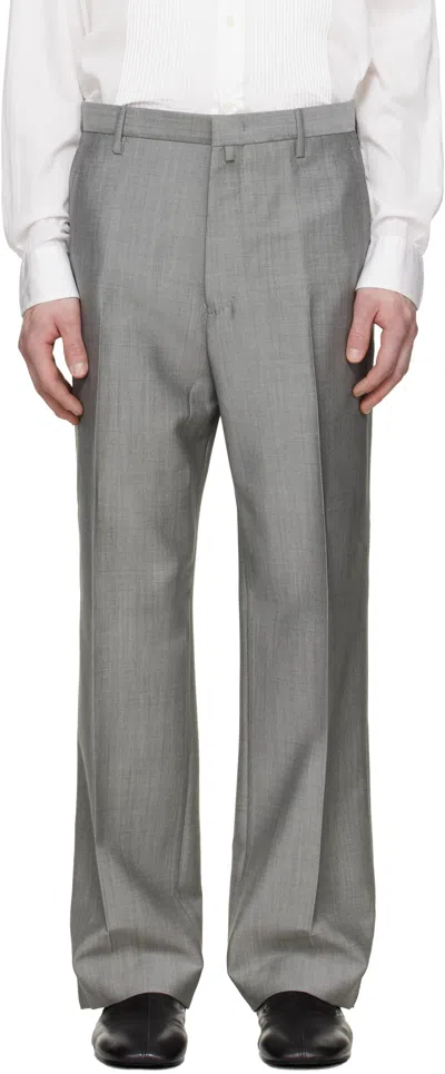 Lanvin Gray Straight Trousers