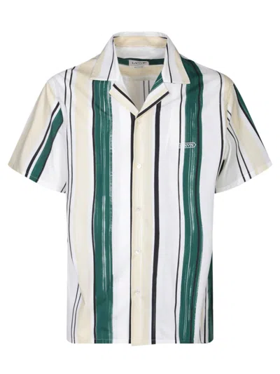 Lanvin Green Stripe Shirt