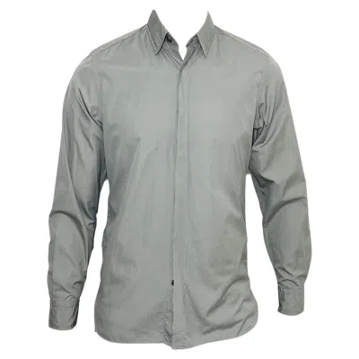 Pre-owned Lanvin Grey Cotton Shirt In Gray
