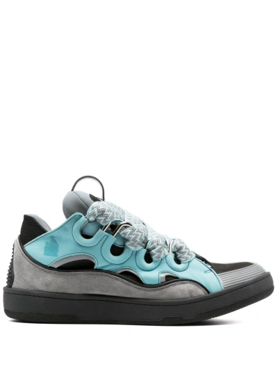 Lanvin Curb Trainers In Blue