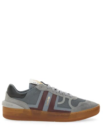 Lanvin Grey Lace Up Sneakers