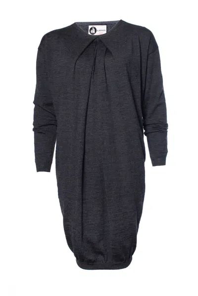 Lanvin , Grey Wool Dress In Gray