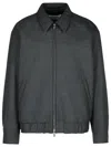 Lanvin Grey Wool Jacket In Gray