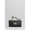 Lanvin Hand Bag In Black Leather In Black