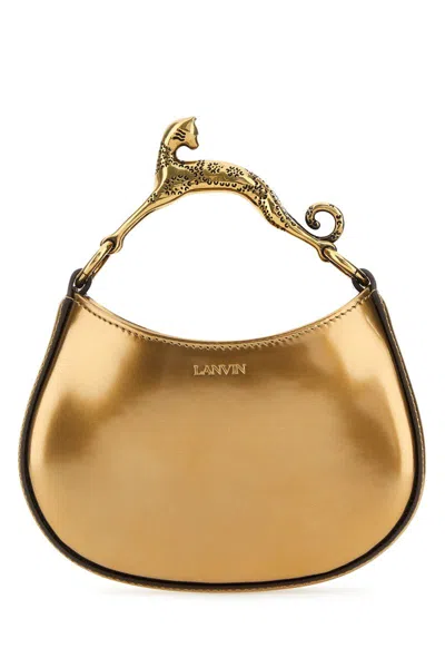 Lanvin Handbags. In Gold