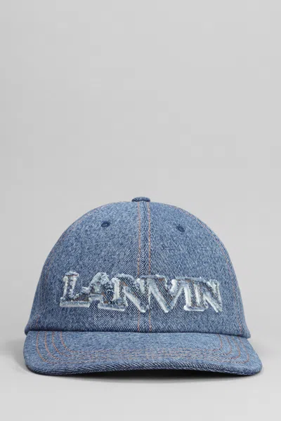 Lanvin Hats In Blue Cotton