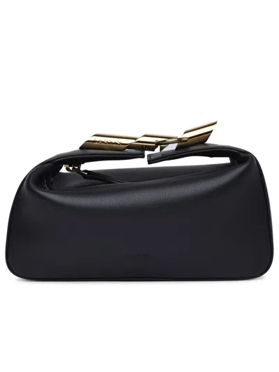 Lanvin Haute Sequence Black Leather Bag In Nero