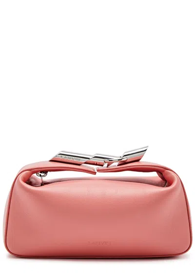 Lanvin Haute Sequence Leather Clutch In Pink