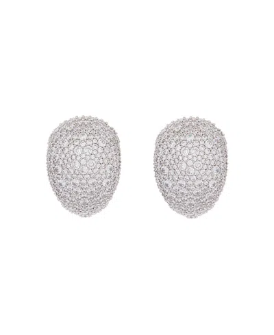 Lanvin Haute Sequence Rhinestone Earrings In Silver/crystal