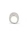 Lanvin Haute Sequence Rhinestone Ring In Silver/crystal