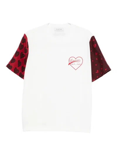 Lanvin Heart-print T-shirt In Multi
